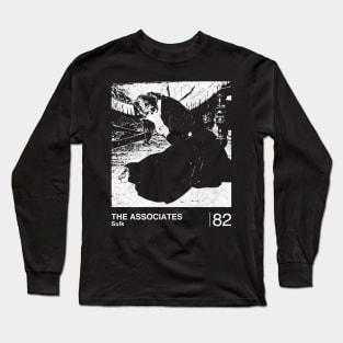 The Associates / Minimalist Graphic Design Fan Artwork Long Sleeve T-Shirt